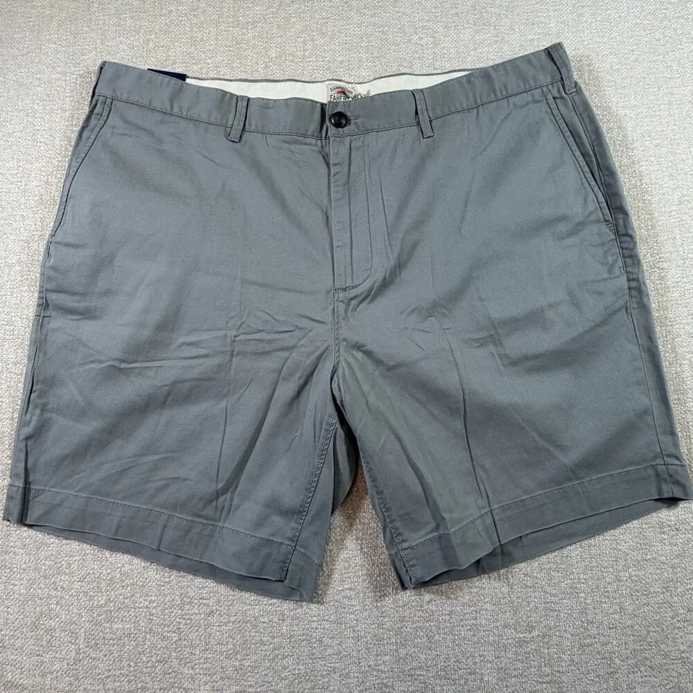 Faherty Men's 40 Gray Island Life 8 Inch Inseam Stretch Casual Shorts NWT Beach